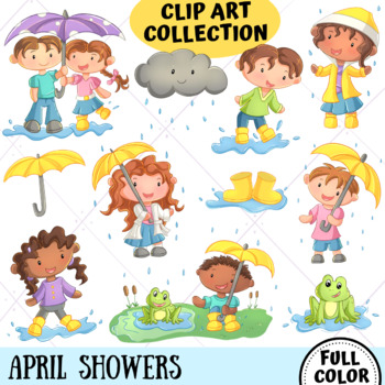 clip art april showers
