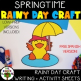 April Showers Craft | Rainy Day Craft | Rainy Day Duck Cra