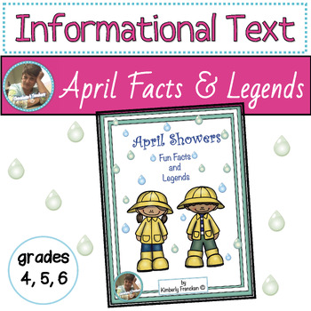 Preview of April Legends: Nonfiction Reading Comprehension Passages & Printables