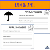 April Showers Quick Writes Activity