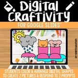 April Showers Spring Craft / Writing Craftivity on Google Slides