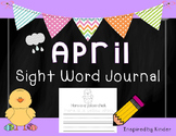 April Sight Word Journal-Print and Go!