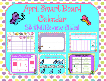 Preview of April Smart Board File