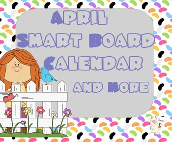 Preview of SmartBoard Calendar: April