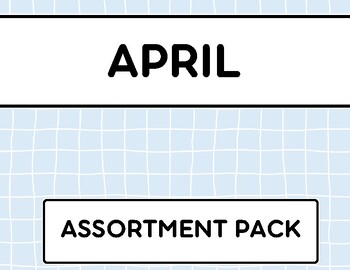 Preview of April Speech/Language Activities - No Prep!