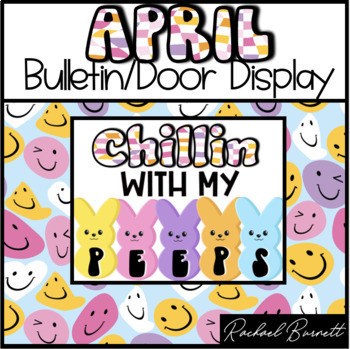 Preview of April (Spring) 90's Bulletin Board Decor Kit