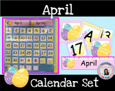 April Spring Calendar Numbers Back to School Classroom Decor