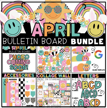Preview of April // Spring // Easter Bulletin Boar BUNDLE