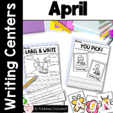 April Spring Easter Writing Prompts & Center | Kindergarte