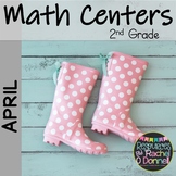 April Spring Math Centers Second Grade