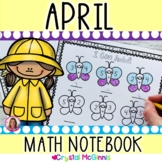 April Spring Math Notebook | Kindergarten Spring Math Acti