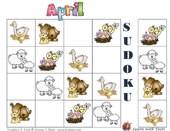 Preview of April Sudoku 2