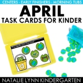 April Task Cards for Kindergarten EARLY FINISHER ACTIVITIE