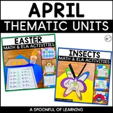 April Thematic Units | Easter Activities | Insects Activities