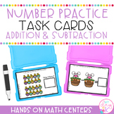 Addition & Subtraction Task Cards | Kindergarten Math Cent
