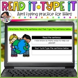 April Typing Practice for Little Typists | Made for Google