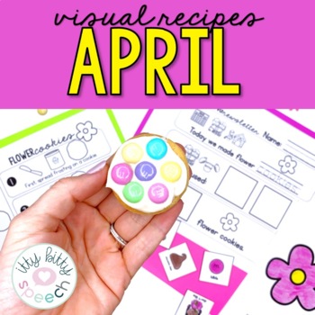 Preview of April Visual Recipes for Speech Therapy, Special Education, & Life Skills