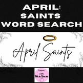 April Word Search: Catholic Saints