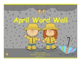 April Word Wall Words