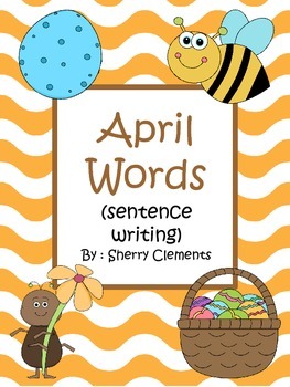 Preview of Spring Sentence Writing
