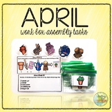 April Work Box Assembly Tasks