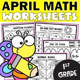 April Worksheets | 1st Grade Math Worksheets | Math Packet