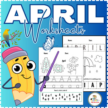 April Worksheets for Preschool - April NO PREP Activities by Pupils ...