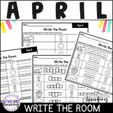 April Write the Room Activity - Spring Write the Room Activity