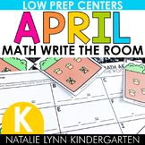April Write the Room Kindergarten MATH Centers Spring Math