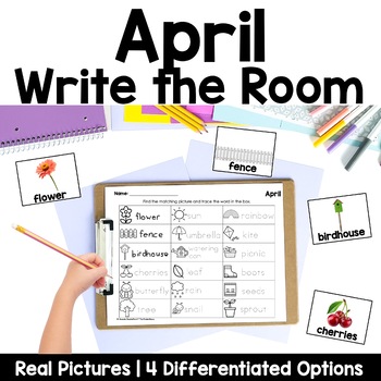 Preview of April Write the Room | Real Pictures