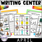 April Writing Center Kinder- Easter Writing Center - Earth