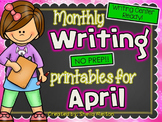 April Writing Center NO PREP Printables, Easter, Spring, F