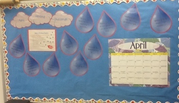 Preview of April Writing Challenge Bulletin Board