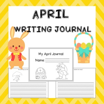 Preview of April Writing Activities / April Journal