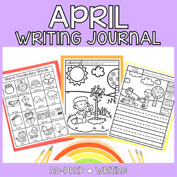 April Writing Journal | Writing Workshop Center | Morning Work | Spring