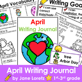 April Writing Prompts, Daily Writing Journal, 1st grade, 2