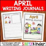 April Writing Journals