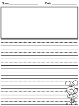 April Writing Paper Printables : Easter, Earth Day, Bugs & Spring!