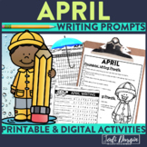 APRIL JOURNAL PROMPTS writing activities paper writing pac