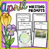 April Writing Prompts | April Writing Center Activities | 