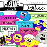 April Writing Prompts | Earth Day | Spring Writing | Insects