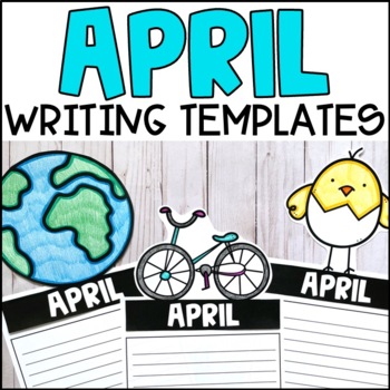 Preview of April Writing Templates FREE