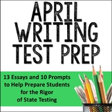 April Writing Test Prep & ELA Paired Passages for Upper El