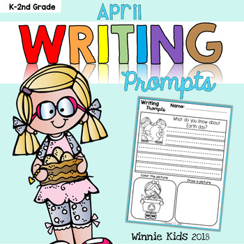 April Writing Prompts by Winnie Kids | TPT