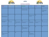 April at-home activities