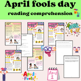 April fools day reading comprehension passage Activities|N