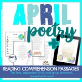 April Poetry Month Activity Earth Day Poem Spring Reading 