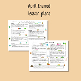 April  themed Lesson plans
