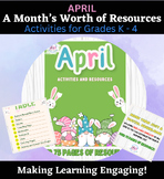 April_ A month's worth of resources for teachers of studen