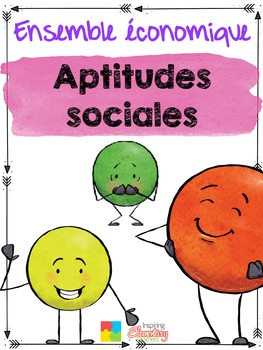 Preview of Aptitudes sociales - French Social Skills BUNDLE Maternelle -2e année